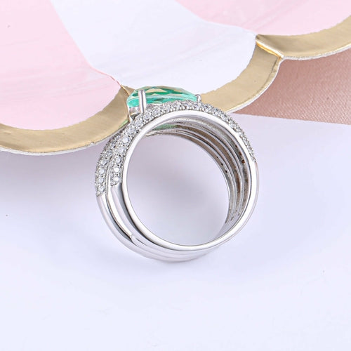 Gemstone stunning ring