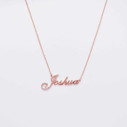 Full Silver Diamond Pendant Necklace - diamond necklace