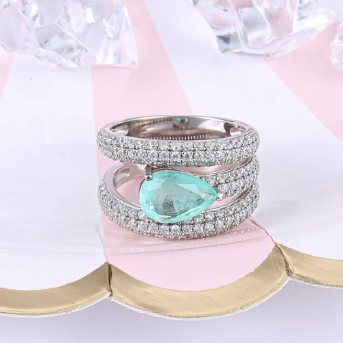 Gemstone stunning ring