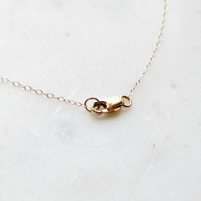 Black Diamond Solitaire Necklace